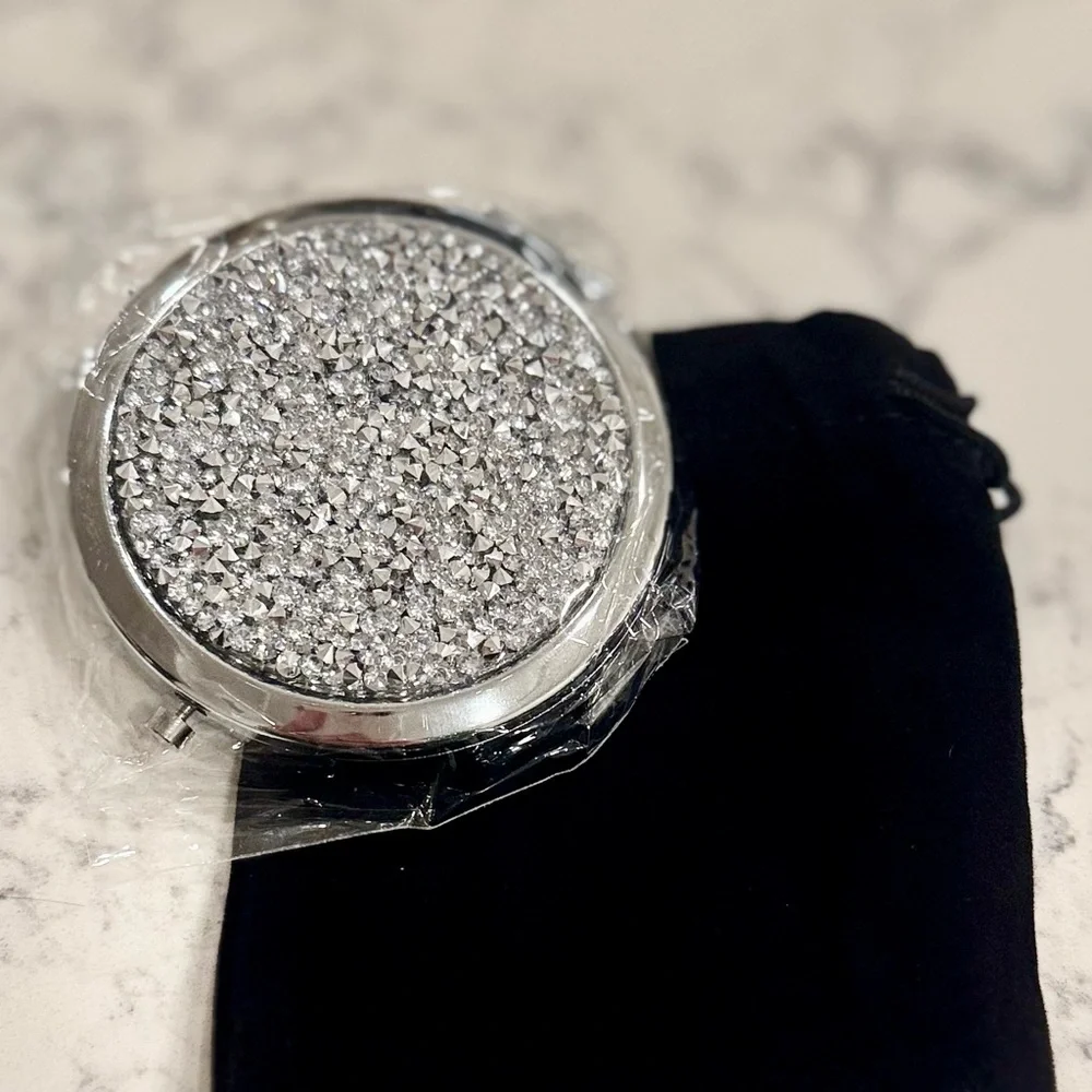 1 Rhinestone Compact Mirror —choice of color